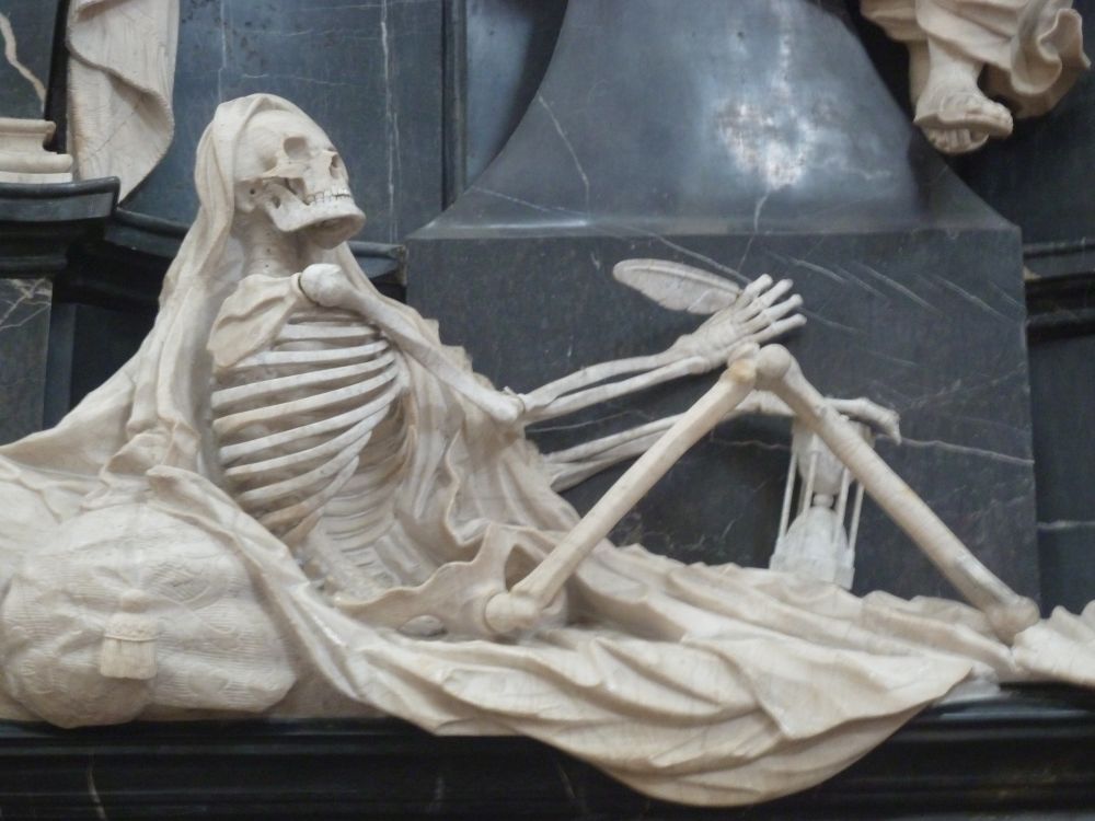 Skelett im Fuldaer Dom